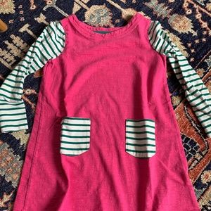 Mini Boden 100% cotton dress size 5-6